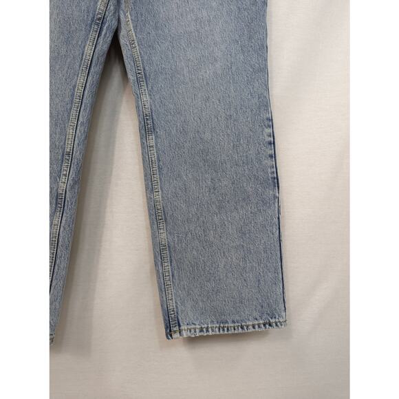 Good American 90s Duster Jean Blue 951 12 31 - Picture 4 of 9
